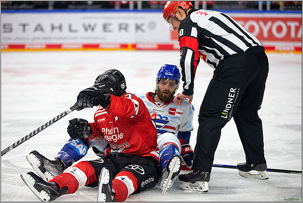 PENNY DEL; Koelner Haie-Adler Mannheim; Koeln, 17.03.2023